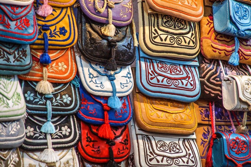 Marrakech market in Morocco